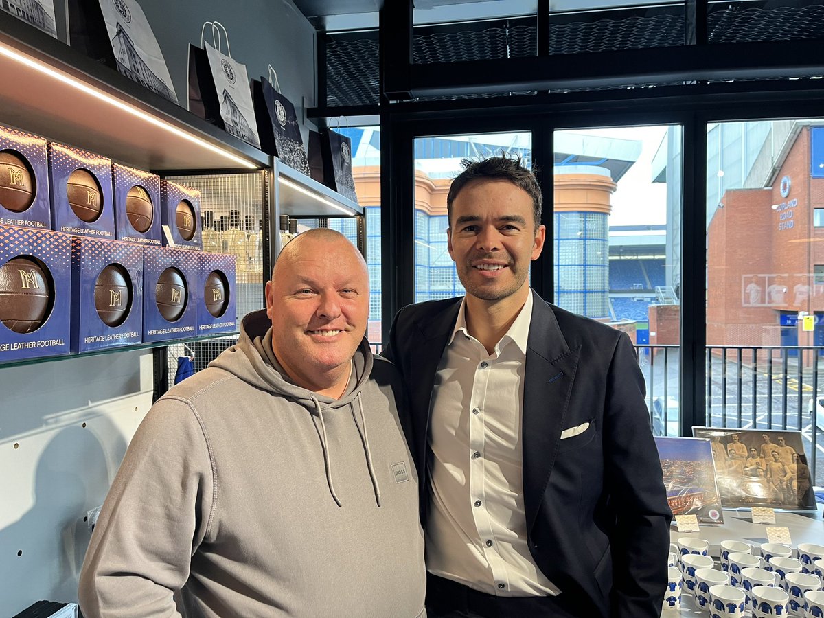 Good luck in your new job tomorrow  <a href="/RangersFC/">Rangers Football Club</a> good to see at the museum night and chatting away with  the fans 🔴⚪️🔵