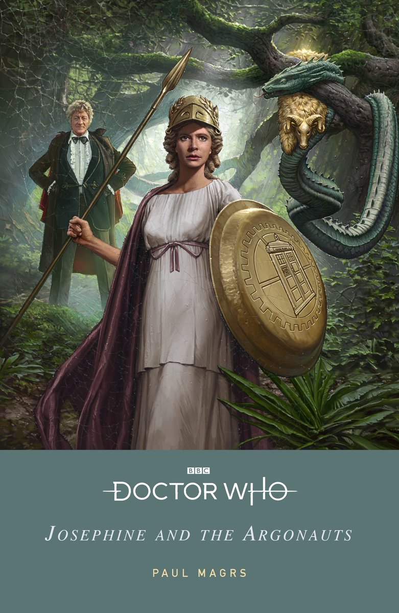 #DoctorWho stories — 24th August 2023 — Puffin Josephine and the Argonauts by Paul Magrs @paulmagrs (I have an Inkling this may be a homage to the work of Roger Lancelyn Green.) penguin.co.uk/books/455637/d…