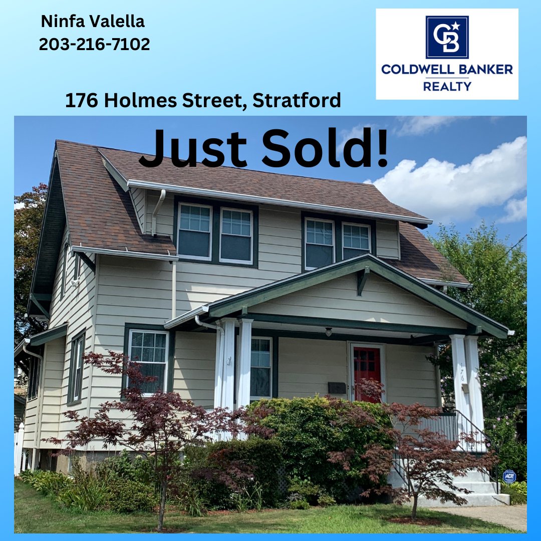 ninfavalella's tweet photo. Just Sold ! 
176 Holmes Street, Stratford,CT
My buyer clients are relocating from upstate NY to this wonderful arts and crafts home in Stratford.
Welcome to Connecticut!
Whether you are instate or out I can assist you in your home buying process. #stratford #CT #agent # realtor https://t.co/bFk7uY9YTg