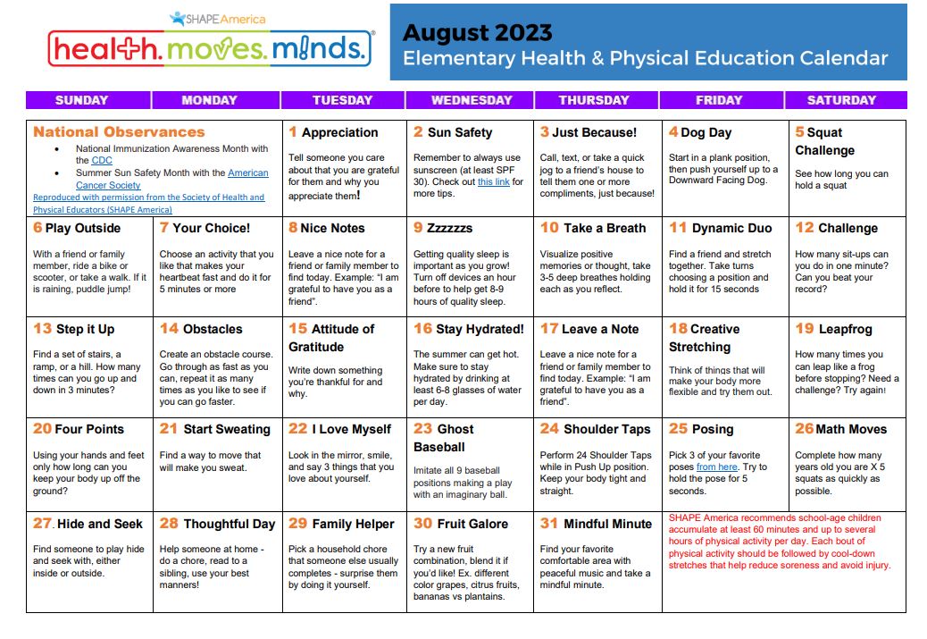 Our August, Back to School, Physical Activity Calendars are live‼️😃

👇👇👇
shapeamerica.org/MemberPortal/p…