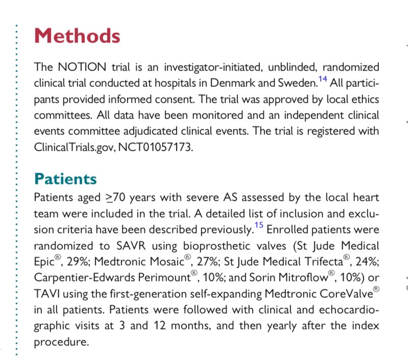 EduQuintanaCVS's tweet photo. Remember that Trifecta constitutes 27% of all SAVRs in Notion trial. Along with others, like 10% Mitroflow .. so, almost 40% of prosthetic valves many of us consider unacceptable valve substitutes now.

Certainly upseting choices for a trial of such stakes. https://t.co/97ZDrBYlQ2