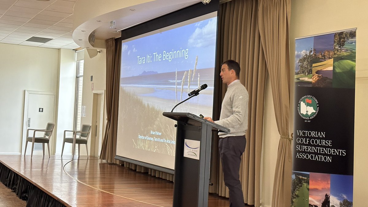 Brian Palmer Director of courses from Tariti Golf Club NZ is up- an amazing story and course <a href="/VGCSAinc/">VGCSA Inc</a>