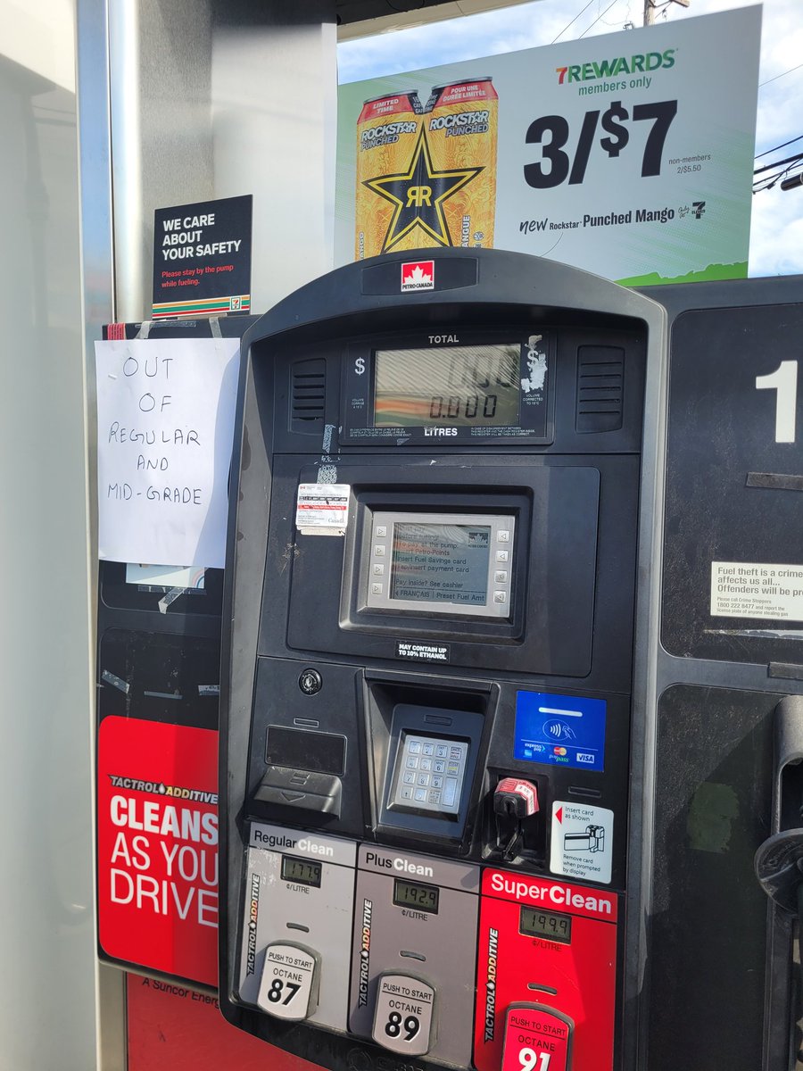 Aiden Armstrong (@aarmstrong98) on Twitter photo July 31st - Nanaimo. Thanks to our incompetent <a href="/liberal_party/">Liberal Party</a> Labour minister Seamus O'Regan handling the #bcportstrike my neighborhood petrocan is out of regular gas. The government was first warned this would happen Nov/22 and did NOTHING preventative. <a href="/PierrePoilievre/">Pierre Poilievre</a> nan July 31st - Nanaimo. Thanks to our incompetent <a href="/liberal_party/">Liberal Party</a> Labour minister Seamus O'Regan handling the #bcportstrike my neighborhood petrocan is out of regular gas. The government was first warned this would happen Nov/22 and did NOTHING preventative. <a href="/PierrePoilievre/">Pierre Poilievre</a> nan