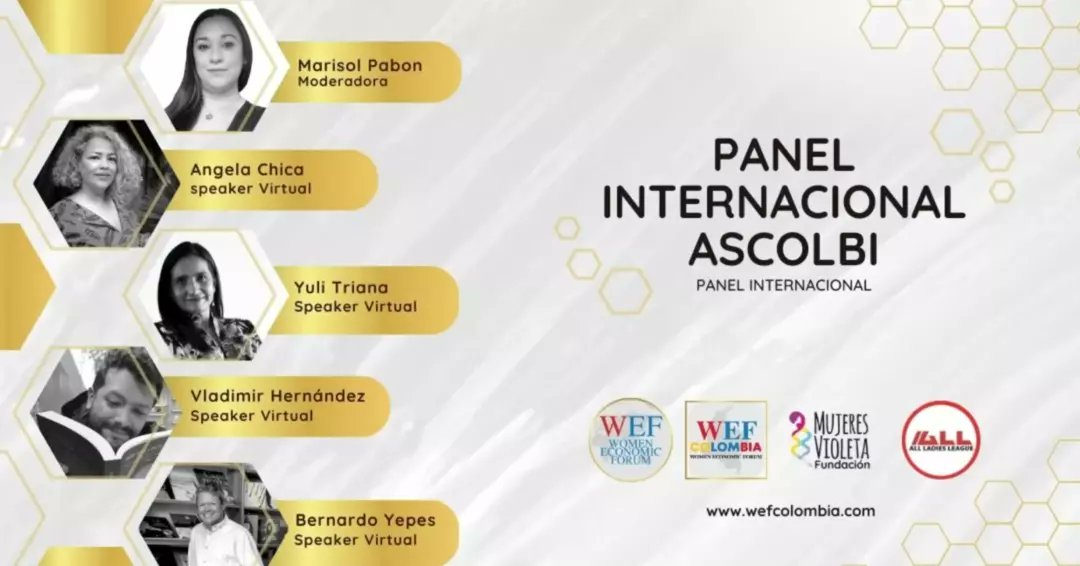 vlahebo's tweet photo. Todo un honor participar en el panel internacional #ascolbi del Women Economic Forum Colombia, contando un poco de @bruralidad, invitando a invertir en bibliotecas públicas y comunitarias del país, y a pensar las bibliotecas como espacios seguros. @wefcolombia https://t.co/ComE4n6pyv