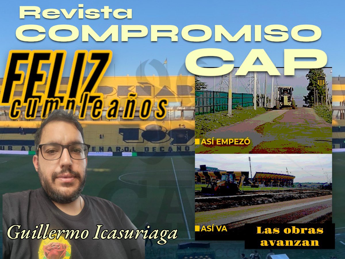 CompromisoCAP's tweet photo. Le deseamos un feliz cumpleaños a nuestro compañero @gicasuriaga31
#CapTeSaluda https://t.co/REtWmzKjQ9