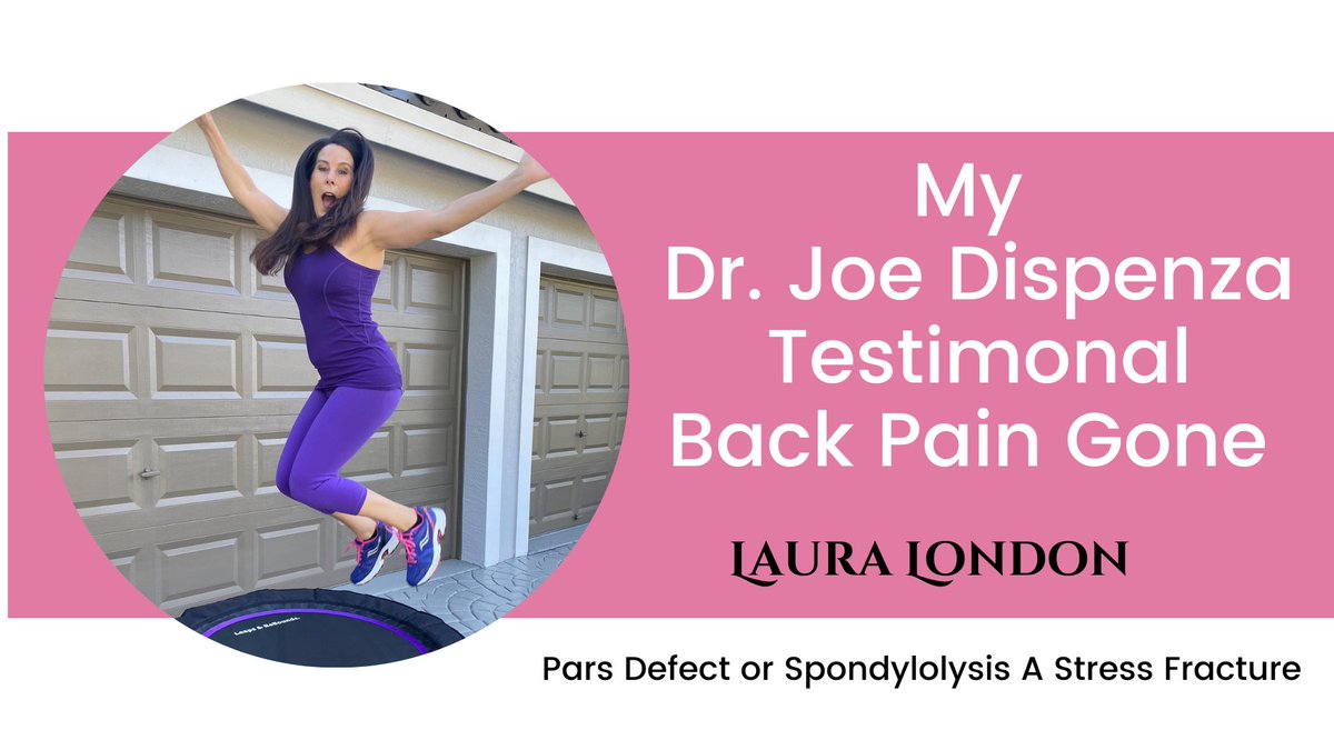 LauraLondonFit's tweet photo. My Dr. Joe Dispenza Back Pain Testimonial - Laura London Fitness https://t.co/SjmFd9WiG0 via @YouTube https://t.co/dTyQI3WK9J
