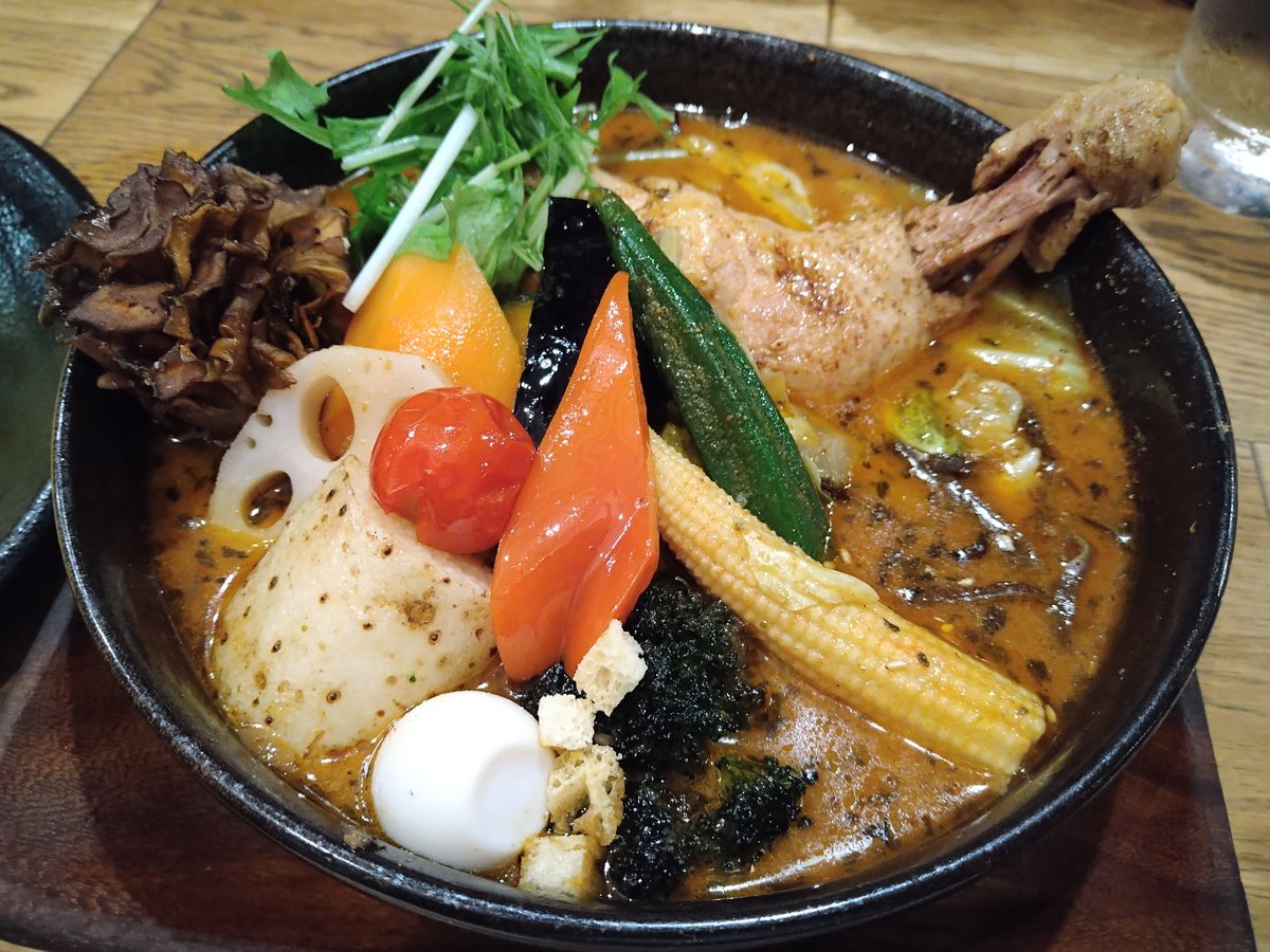 I know it's summer, but I still had Soup Curry in Sapporo