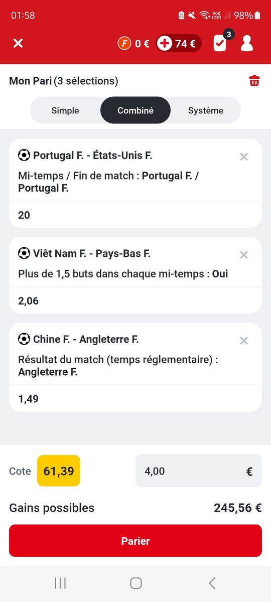 mouss35303's tweet photo. @Betclic https://t.co/0vRBJdrKX9