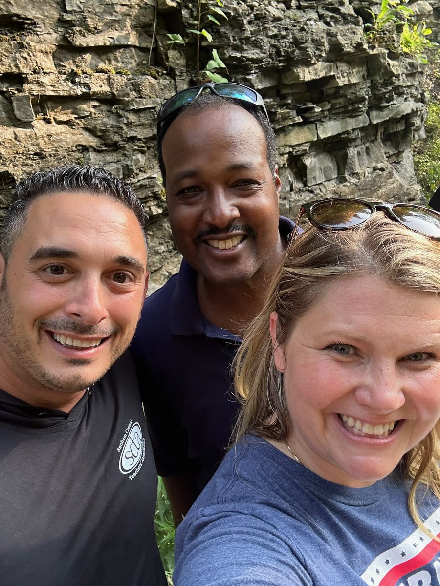 Thank you <a href="/KeithMc34748142/">Keith McCall</a>, <a href="/SchoharieTAPrez/">Natalie McKay</a> and <a href="/SachemCTA/">SCTA</a>’s Phil Barbera for representing @NYSUT in this year’s <a href="/NYSAFLCIO/">NYS AFL-CIO // #UnionStrong</a> /Cornell Union Leadership Institute. @WorkerInstitute <a href="/cornellilr/">Cornell ILR School</a> #Ithacaisgorges 💪🏽✊