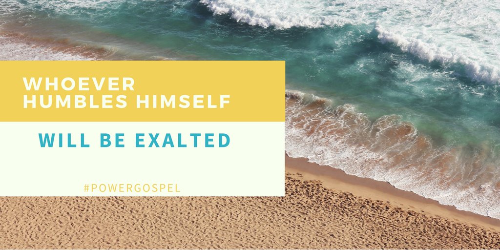 PhilHenryPG's tweet photo. JESUS- Whoever exalts himself will #BeHumbled. Whoever #HumblesHimself will be exalted. #Matthew 23:12 #PowerGospel #Humility https://t.co/veZJN1nDmJ
