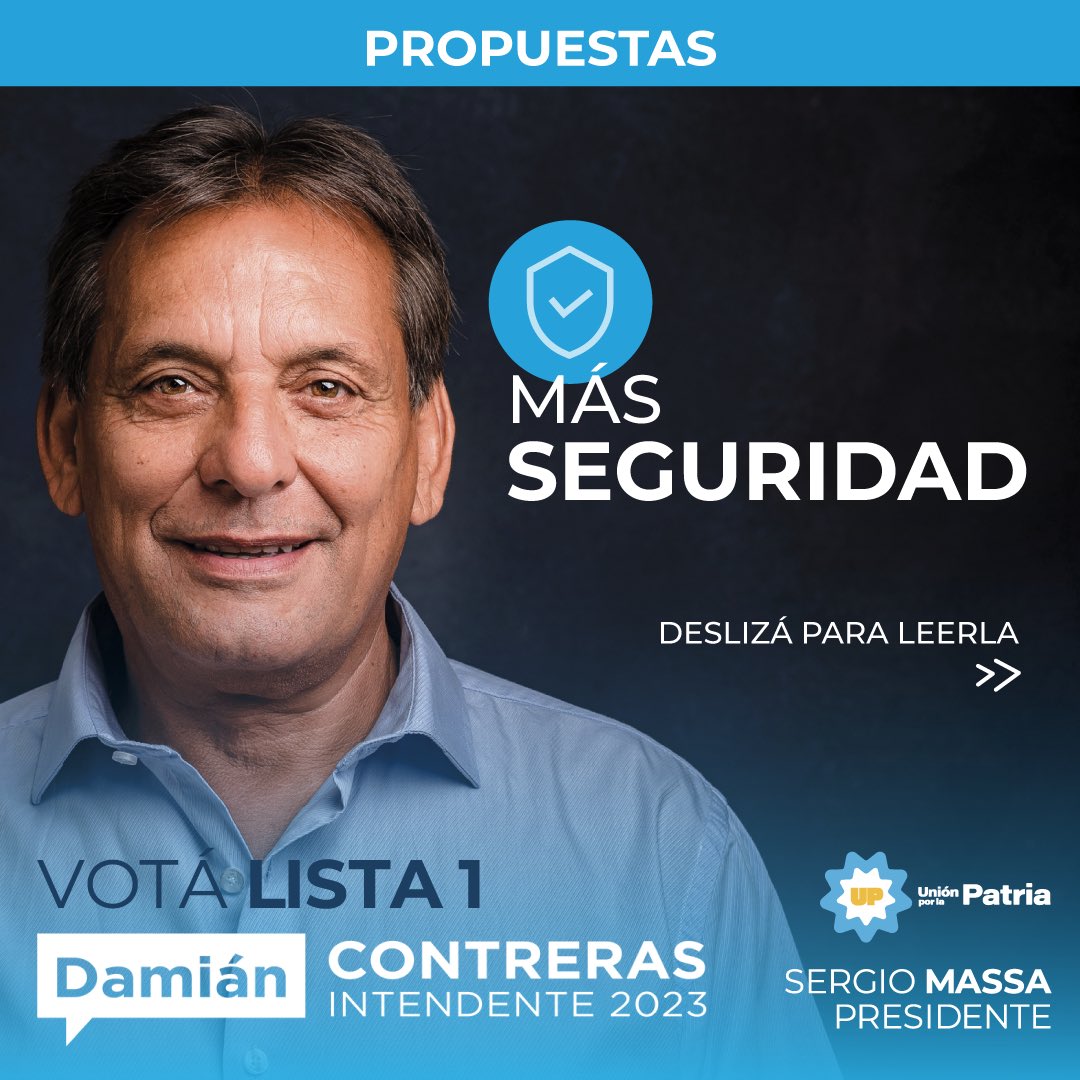 DamiContrerasOk's tweet photo. Se terminó el tiempo de echarle la culpa al otro: nosotros nos vamos a hacer cargo de la seguridad de Moreno. Este 13 de agosto, EN MORENO PODEMOS HACER MÁS 💪🇦🇷. https://t.co/32n5LoWQgM