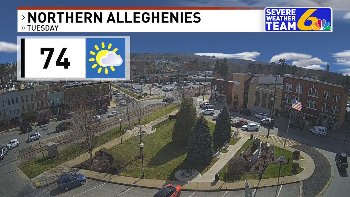 Here's tomorrow's forecast for the Northern Alleghenies. More weather ----> wjactv.com/weather