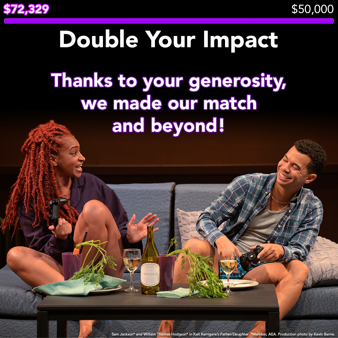 Thanks to your generosity, we raised $72,329, of which $50,500 will be matched dollar-for-dollar! On this final day of our 31st Season, we thank you all for your support and love for Aurora - See you soon! #AuroraTheatreCompany #Match2023 #GiveButter #fundraiser #TheatreForAll