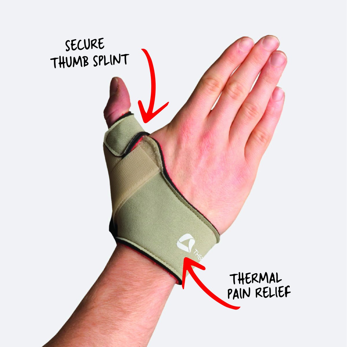 Thumbs up to better support, less pain and more action. 
Give the unsung hero in your everyday grip, text, or high five the support it needs with our Adjustable Thermal Thumb Splint.

 #PainRelief #lifeunstoppable