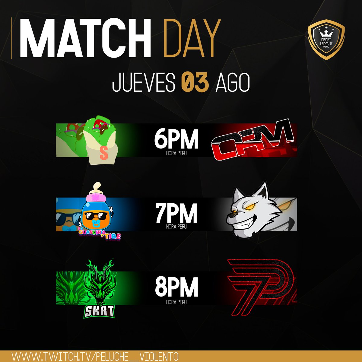Estos son los partidos de la Jornada 3

#DraftLeague #Valorant #Riot #Torneo #ValorantLAS