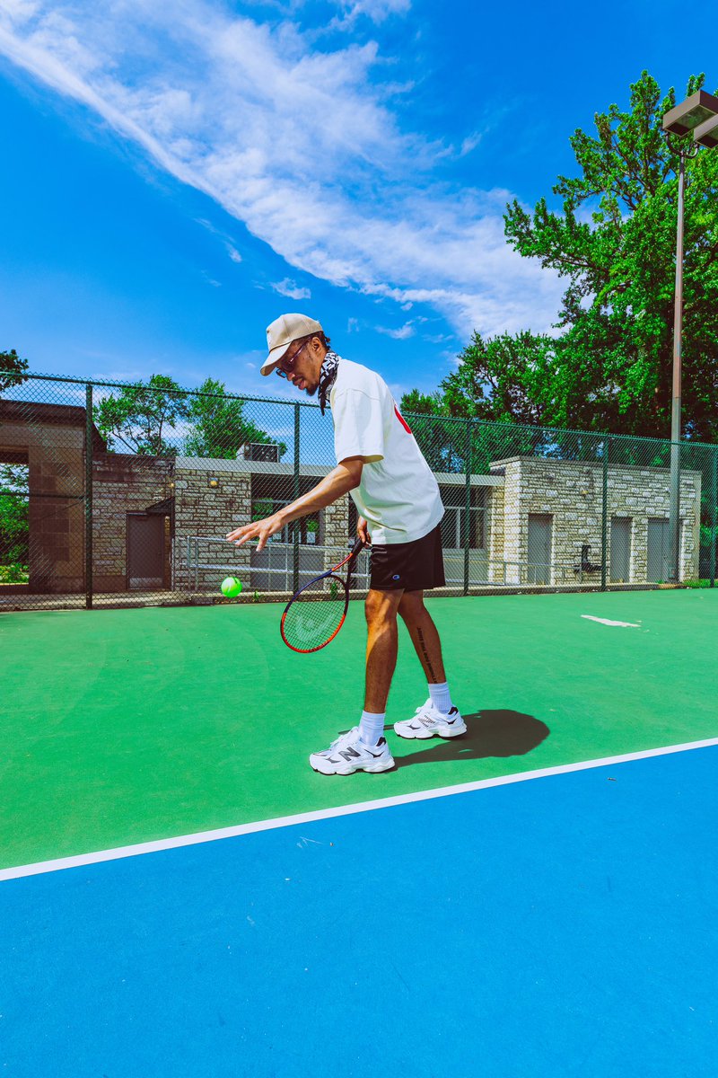 JaelinCollier's tweet photo. Life is like tennis🎾

@RoyalLifeShop Summer Campaign 

photo+cinematography: @JaelinCollier 
directed+edited+starring: @TheXFilmXLord https://t.co/EVXq3KE7pX