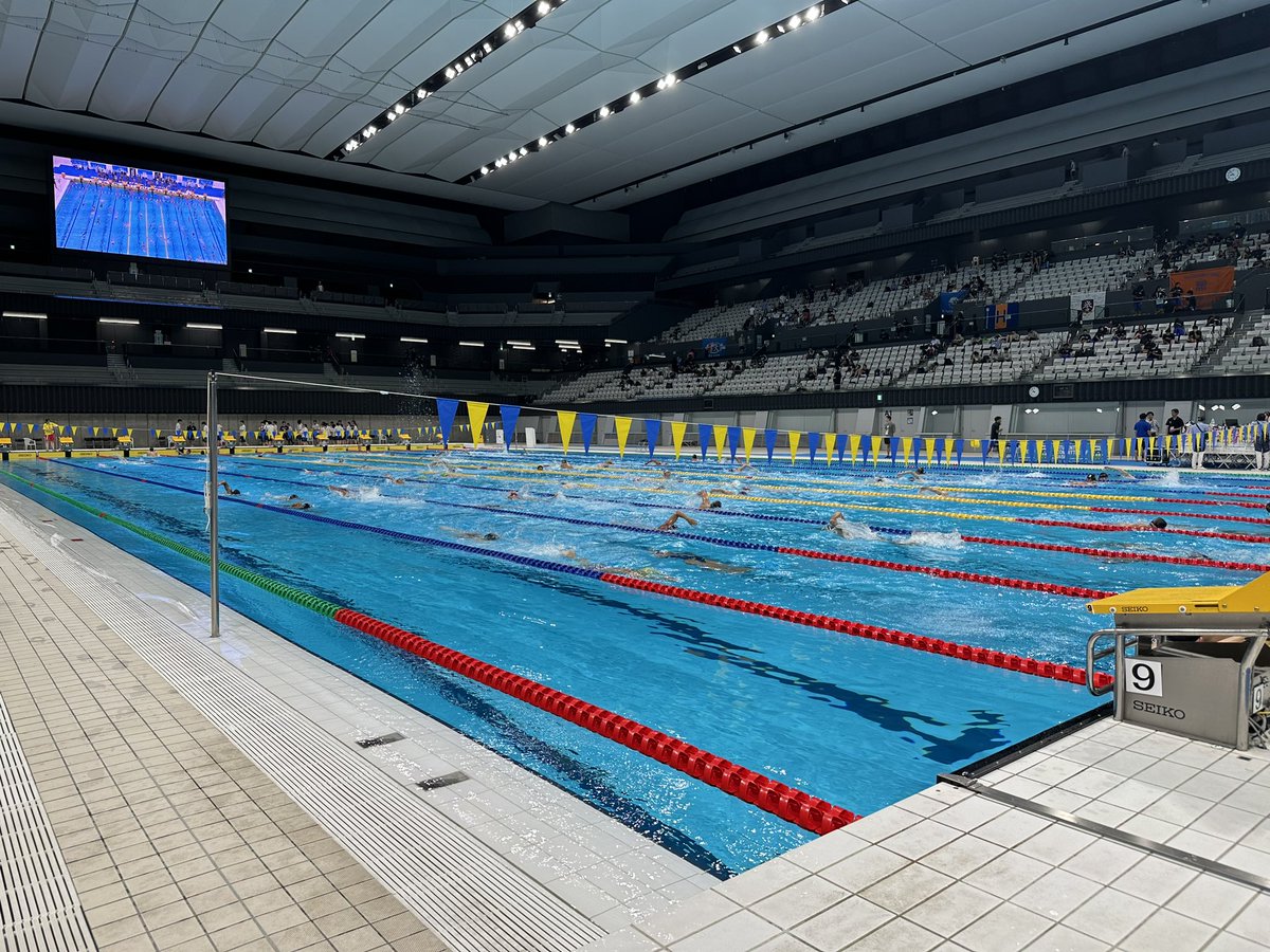 utswim's tweet photo. おはようございます🏊♂️
本日から4日間、東京アクアティクスセンターにて第96回関東学生選手権水泳競技大会が開催されます!
熱い応援よろしくお願い致します!🔥
#東京大学 #東大 #東京大学運動会 #東大水泳部 #東大水泳部競泳陣 #水泳 #utswim #関東学生選手権 #関カレ https://t.co/aX7NcsAWwu