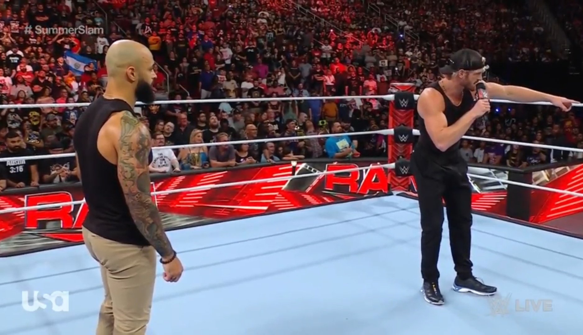 Summerslam 2023: Ricochet’s Girlfriend Dragged By Logan Paul Into WWE PLE Angle 1