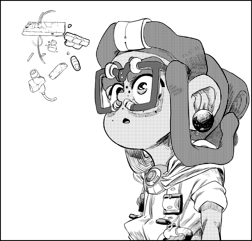 rawsheezy's tweet photo. #art #wrenchtale #comic #indiecomics #celise https://t.co/HsFcMy3rAc