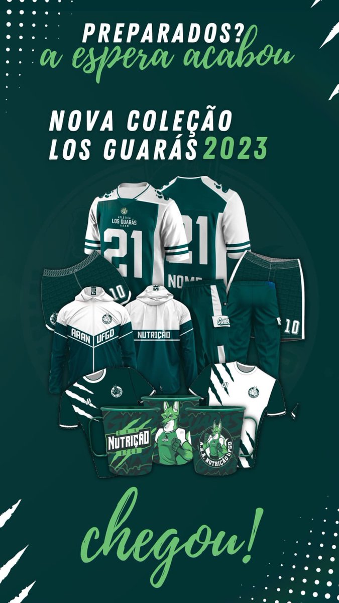 aaanUFGD's tweet photo. E aiiii, Guarás! 🐺💚

Você pediram e nós preparamos e atendemos todas as demandas. E enfim, veio ai novidades para vocês arrasem representando a AAAN 🥳💚

Não percam tempo pois os pedidos serão encerrados no dia 20 de agosto de 2023. 

https://t.co/tGIJBcy2u9 https://t.co/QmGyEQ14uC