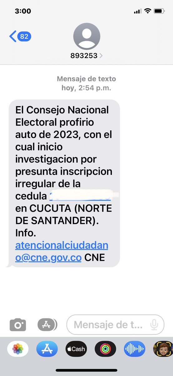 katica_leal's tweet photo. @CNE_COLOMBIA Que tan cierto es esto? Y si es cierto como se debe proceder? https://t.co/DsZV15Rjyi