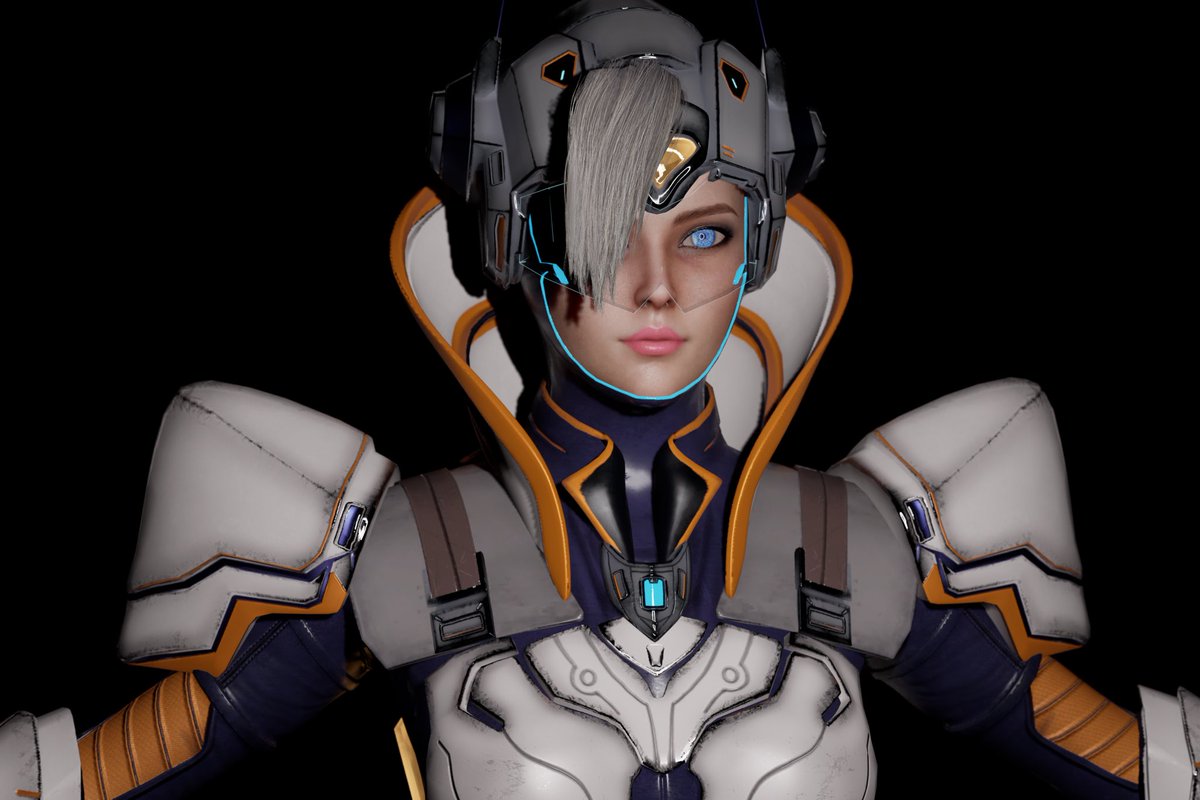 DC_BCG's tweet photo. “The new model for Cipher is complete and ready to amaze you in #DimensionConnect. We can’t wait for you to experience her rebirth! #BCG #P2E #UE5 #GameFi #TPS #AI #blockchain #gameDev #indieDev” https://t.co/XioYh8sKF9