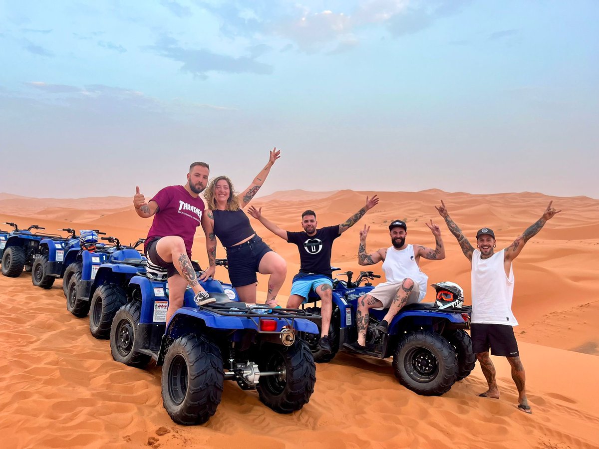 AnaamMustapha's tweet photo. Amazing and Great experience!!
Book here,special offers price #adventure 

@saharabuggies
https://t.co/LvMTL371qp
.
.
.
.
.
.
#saharabuggy #bikes #activities #tours #merzouga #sandboard #toyota4x4 #unlimitedfun #dunes #tripadvisor #summer #desertexperience #morocco #africa https://t.co/9Uu43HB7sz