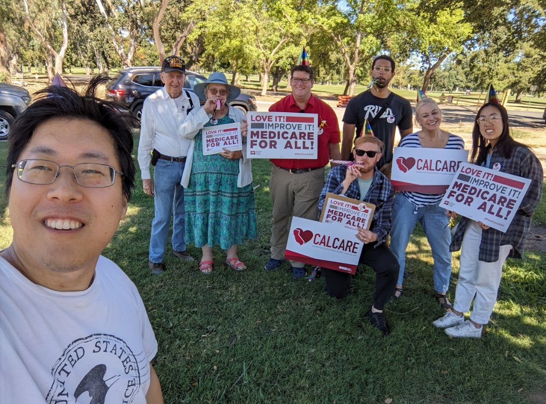 Movement4M4A's tweet photo. All across the state, from San Diego to Salinas to Sacramento, #CalCare canvasses were out in force this weekend!

Did you know supporters have organized over 1️⃣0️⃣0️⃣ canvasses this year for CalCare?! We're getting ready for January 2024! https://t.co/Oc8wmmuY1V