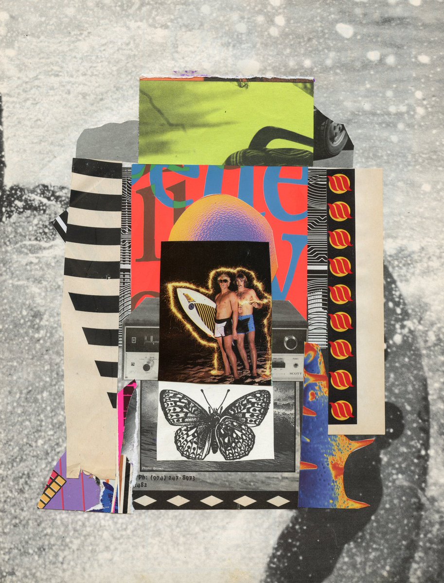 Lightning in a Bottle 
Paper Collage July 2023