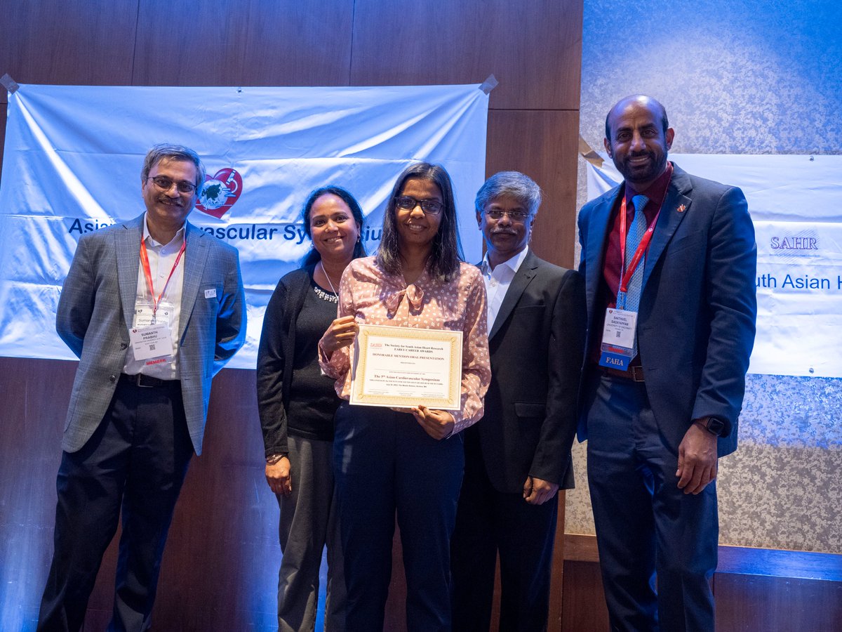 Society for South Asian Heart Research (SAHR) tweet media