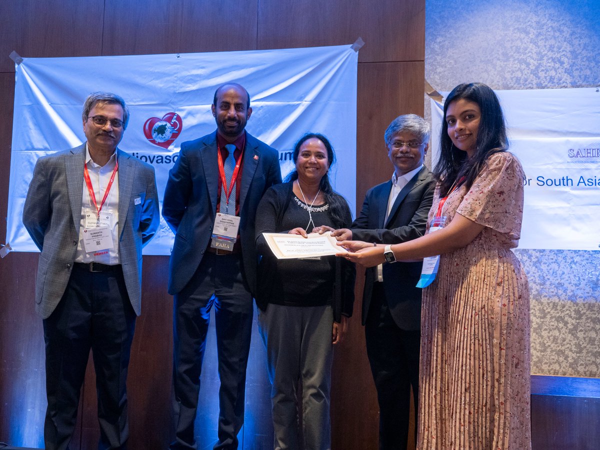 Society for South Asian Heart Research (SAHR) tweet media