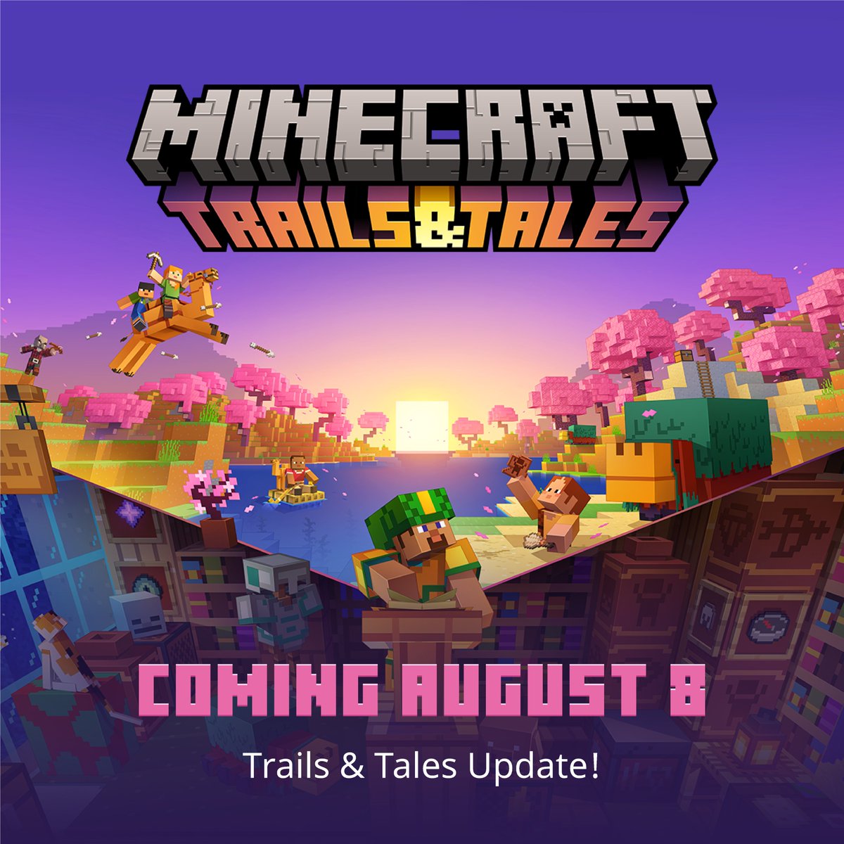 It’s the Final Countdown! 🎉
1 week 'til the 1.20 update drops in #MinecraftEdu! Get ready to spawn camels, upgrade the coding Agent, and unearth archaeological finds.🐫

#EdTech #GBL