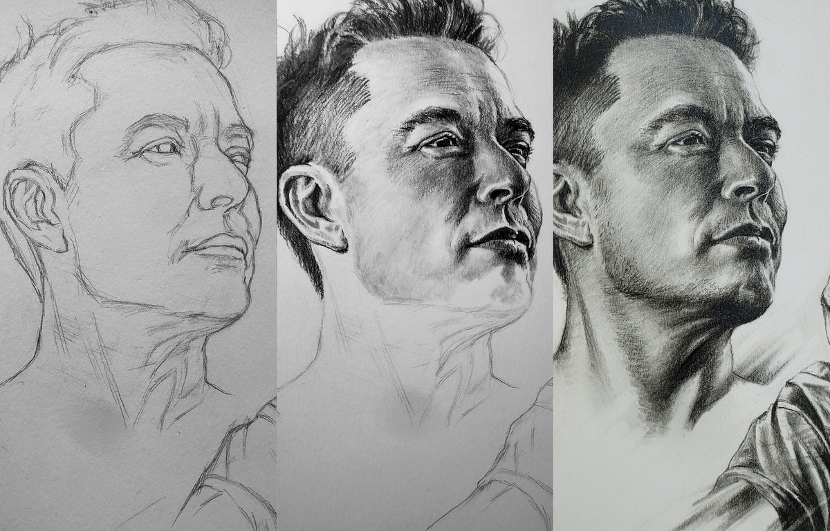 itsping's tweet photo. the hype about the 'hand-to-hand combat' between Mark Zuckerberg and @elonmusk has died down, their fierce social media business battle continues! And this poster could be a fun representation of it. #posterdesign #GraphicDesign #charcoalart #pencildrawing #portraitdrawing #art https://t.co/PeFAmgKdTO