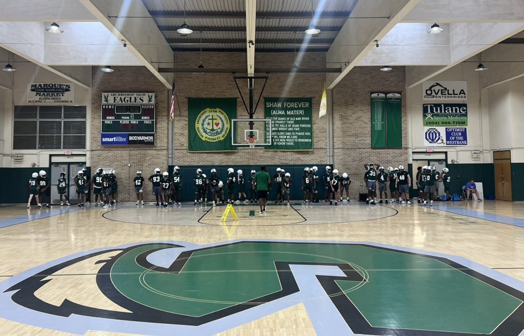 Day 1 🦅🟢⚪️

#itsawestbankthing #notjustfootball

<a href="/ArchSHAWHS/">Archbishop Shaw High School</a> <a href="/Shaw_Gridiron/">Eagle Gridiron Club</a>