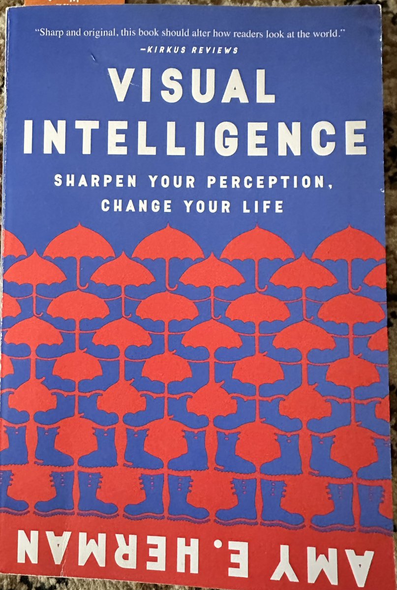 Currently engrossed in @AmyHermanAOP’s 'Visual Intelligence' - a fascinating book inspiring us to slow down, observe attentively, and gather objective details using art as a powerful tool. 🎨 #VisualIntelligence #art 
1/4