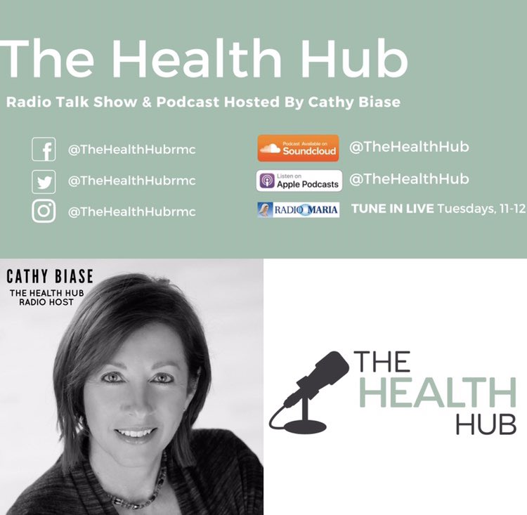 TheHealthHubrmc's tweet photo. π£ TUESDAY!
Myth Busting in the Nutrition World with guest @laceyadunn @thehealthhubrmc @RadioMariaCAN @cathy_biase 11AM EST. (*repeat show)
#radiotalkshow #podcast #nutritionmyths #previouslyaired https://t.co/925oKcu3N1