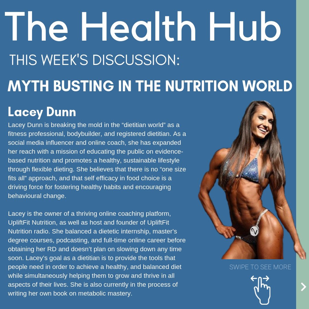 TheHealthHubrmc's tweet photo. π£ TUESDAY!
Myth Busting in the Nutrition World with guest @laceyadunn @thehealthhubrmc @RadioMariaCAN @cathy_biase 11AM EST. (*repeat show)
#radiotalkshow #podcast #nutritionmyths #previouslyaired https://t.co/925oKcu3N1