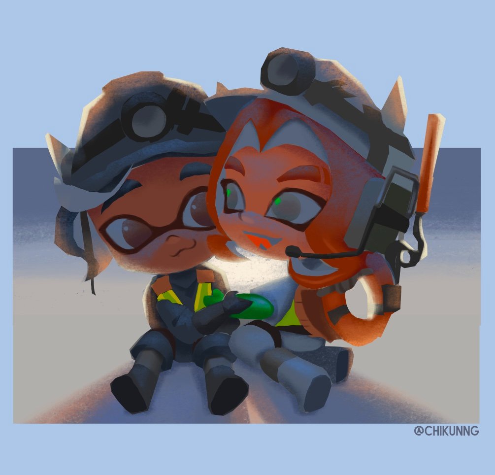 Commission for @lokidd_ ! Thank you so much! 🧡

#splatoonart #splatoon3 #splatooncommissions