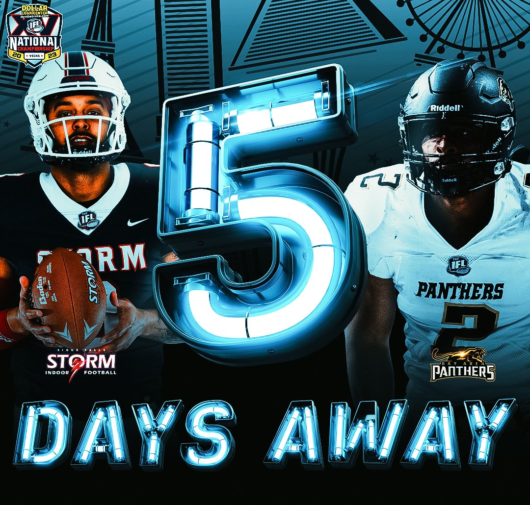 IndoorFL's tweet photo. 🖐  days until the Dollar Loan Center IFL National Championship! https://t.co/SU1kAUhlFB