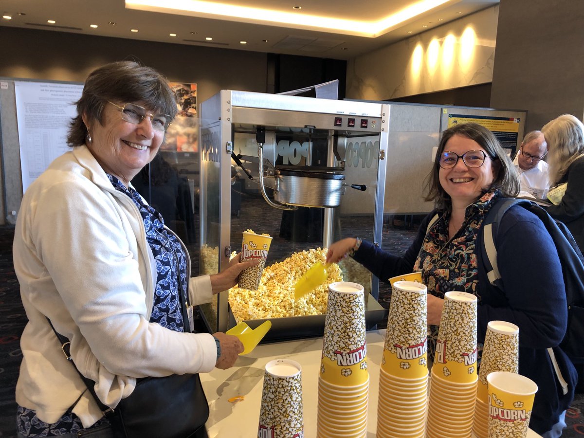 WellyHe's tweet image. The ⁦@SocInvPathol⁩ SIPers know how to do an afternoon refreshment break between sessions on invertebrate viruses #SIP2023 ⁦@HerniouE⁩!!