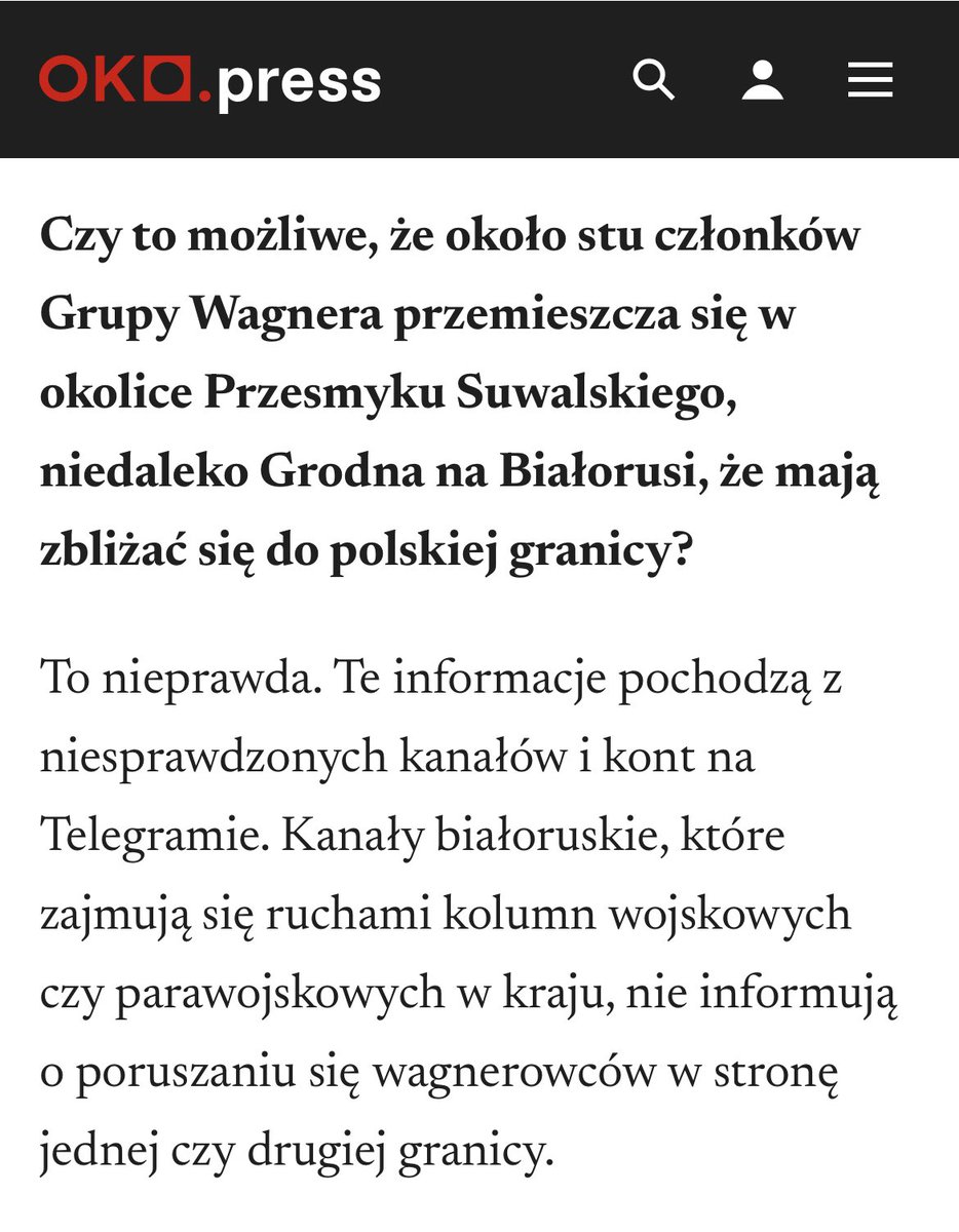 „To przede wszystkim gra informacyjna, która ma wzbudzić lęk i strach” - Kamil Kłysiński z @OSW_pl w rozmowie @theus_julia @oko_press #grupawagnera #wagnerowcy