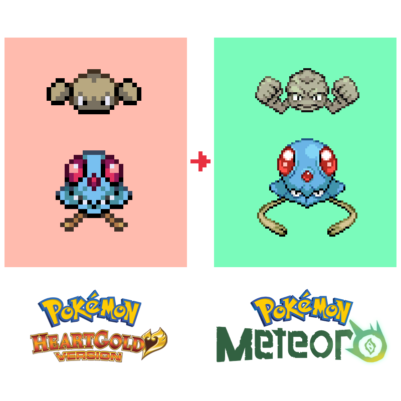 EBaruON's tweet photo. ENG: Geodude - Tentacool in Pokémon METEOR style!

ESP: ¡Geodude - Tentacool en el estilo de Pokémon METEORO!

#pokémon #fakémon #sprite #pokemonmeteor #pokemonmeteoro #pixelart #PokemonScarlet #pokemonviolet #Hoenn #sprite #イシツブテ #メノクラゲ https://t.co/lfyh7KPUUK