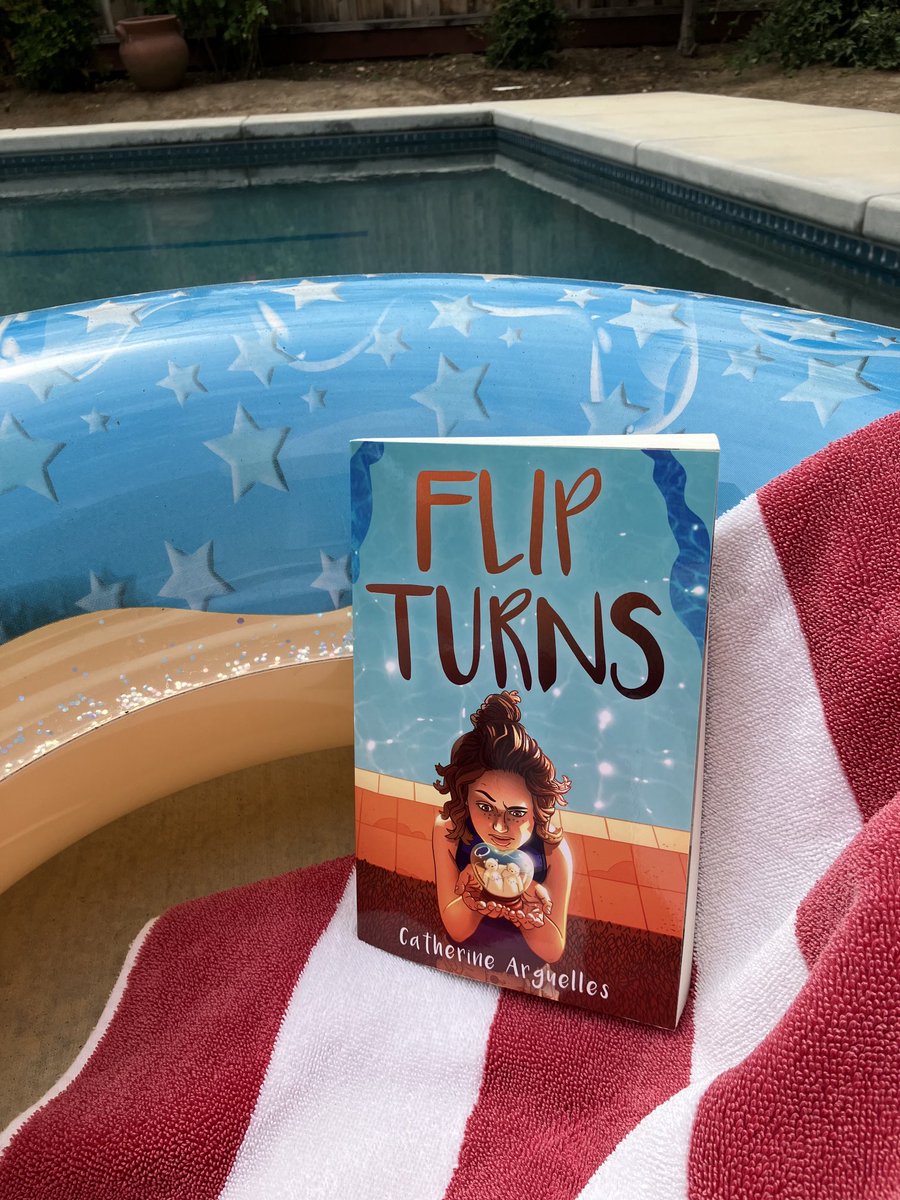 arguellescath's tweet photo. Just a lil reminder that Flip Turns is the perfect book to read by the pool in these last bits of summer! โ๏ธ๐๏ธ๐โโ๏ธ #swimbook #summerreading #mg #mglit #mgmystery https://t.co/vINQiAqcvI