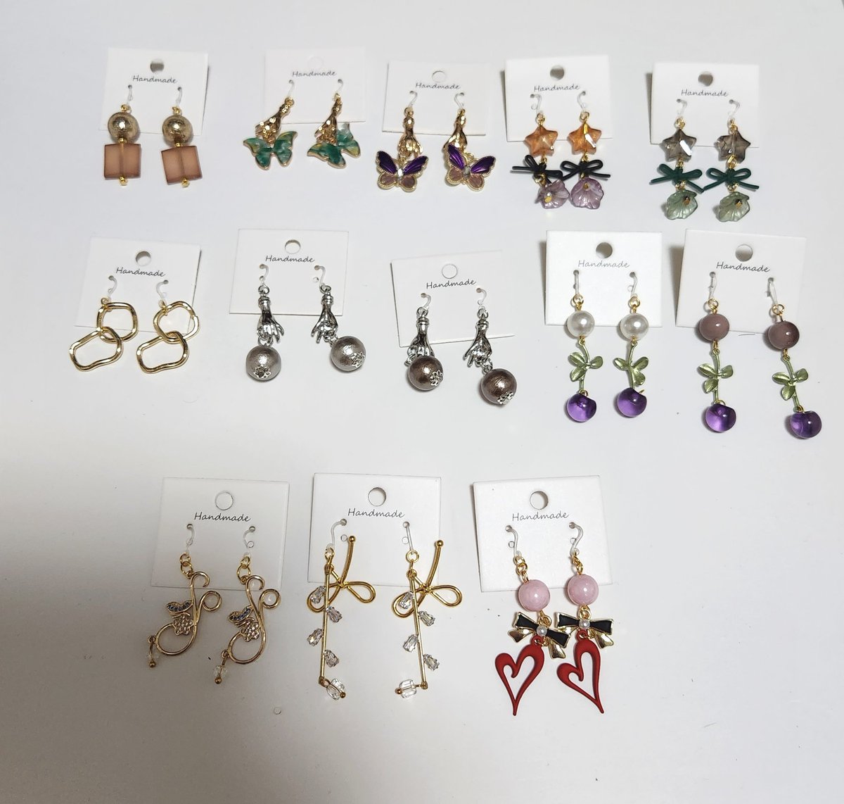 【商談中です】ハンドメイドフックピアス纏め売り⭐秋カラー⭐5ペア 楽天市場】計5ペア フックピアス お試しセット 5種類各1ペアの計5ペア