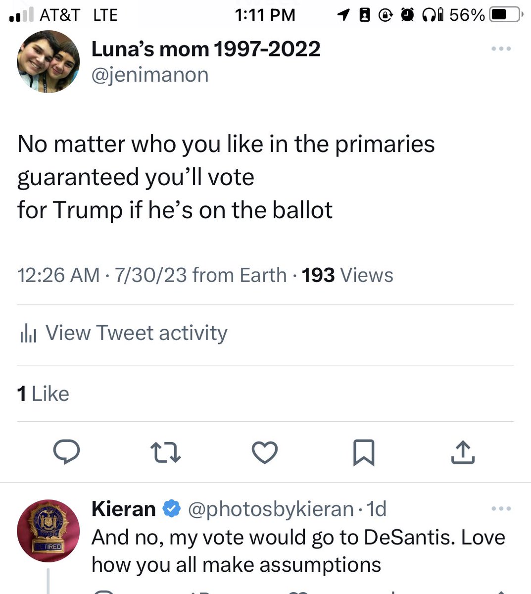 Luna’s mom 1997-2022 tweet media