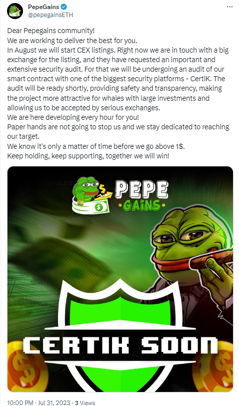 mauerwanze's tweet photo. #PEPEGAINS: now we have the long awaited big announcement! It's really great and a huge surprise! 

NOT! 

They just continue with their empty promises, lies and cheating. 

YOU 
HAVE
BEEN
WARNED!

#ScamAlert #rugpull #memecoins https://t.co/tVQHdOjx5V