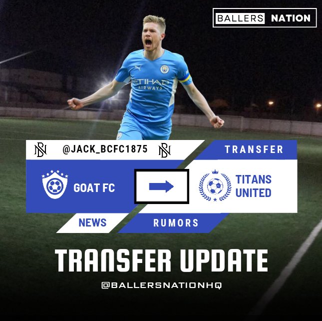 🚨 Transfer Rumor 🚨

Rumors swirling around @Jack_BCFC1875's future at <a href="/GoatFCclub/">Goat FC</a> 🤯 The UCL Winner seems uncertain, and speculations suggest a potential move in the works.

A bid from <a href="/PrimeACDFT/">Titans United FC FT</a> was made today, but unfortunately, it was rejected💥

Via @FabrizioOf_FT