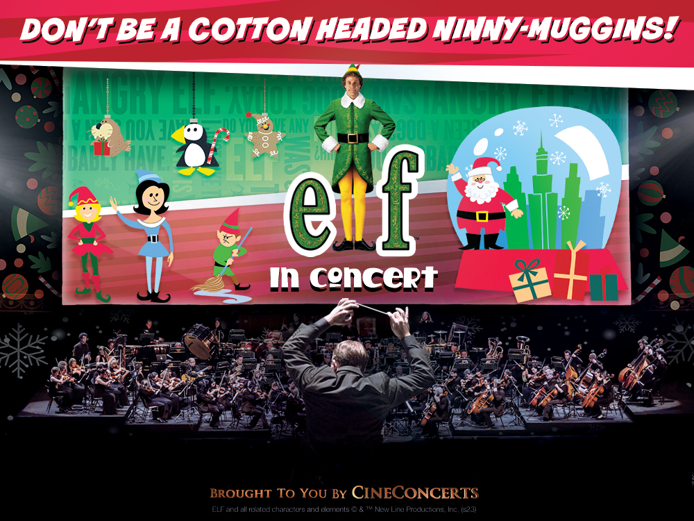NChasColiseum's tweet photo. Join the North Charleston Pops for ELF in Concert! Let the full film and live symphony orchestra put you in the holiday spirit π! #ElfInConcert Use presale code SANTA to get your tickets today. πβ‘ https://t.co/tomg99Q8h3 https://t.co/7b7YxPUW2u