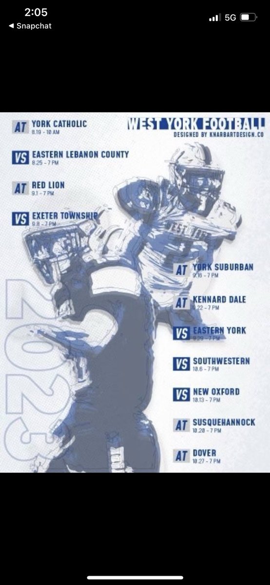 2023-24 football schedule. #highschoolfootball #sophomoreyear