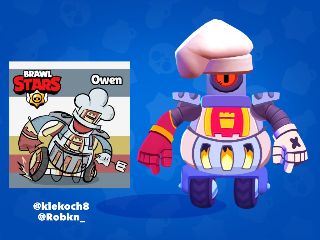 Robkn_'s tweet photo. 🍕OWEN🍕
Este es un trabajo realmente me emociona de mostrar…
Del gran concepto de @klekoch8 aquí va mi versión de OWEN dentro del juego
#BrawlStars #BrawlStarsArt #Fanart https://t.co/EzzdJOU3fC